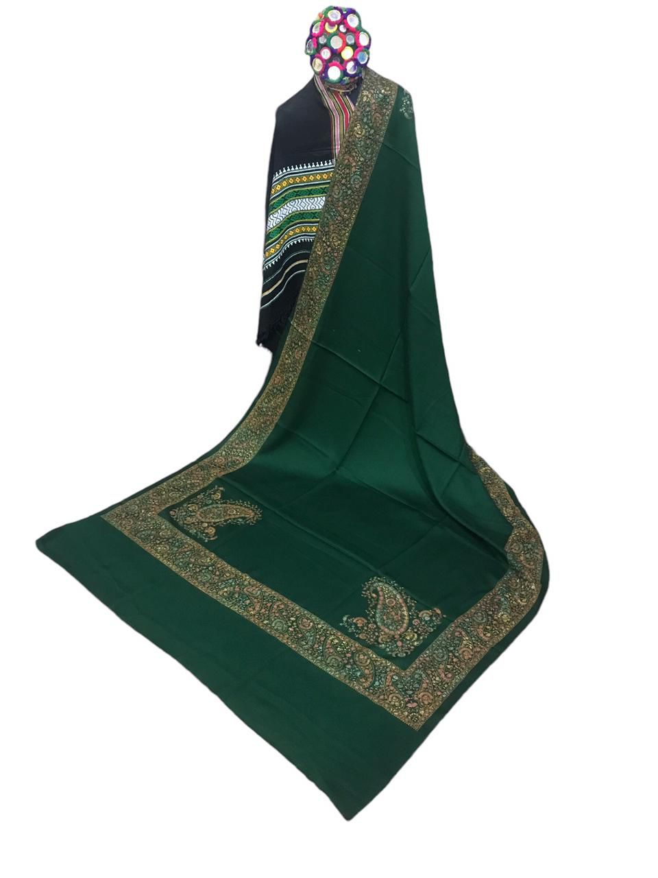 Silk Pashmina Shawl - Cream